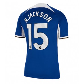 Chelsea Nicolas Jackson #15 Domaci Dres 2023-24 Kratak Rukavima